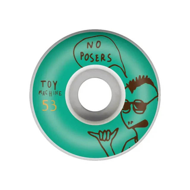 Toy Machine No Posers ruote skate 53mm dure