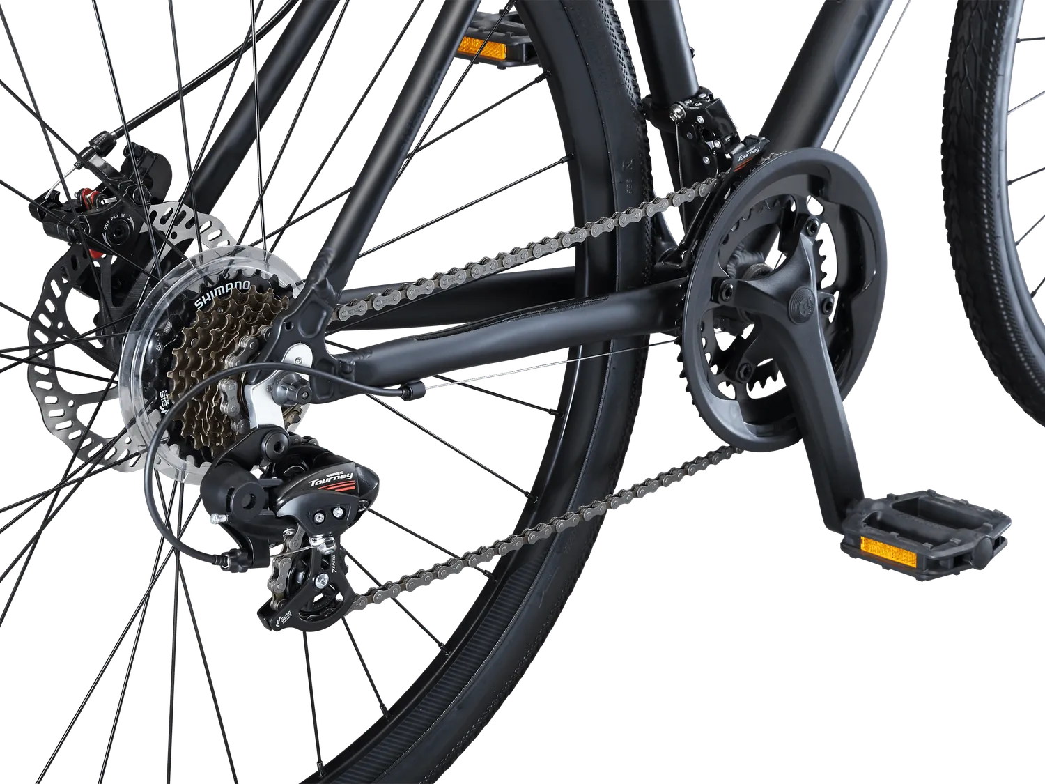 Schwinn Sporterra bici corsa nero opaco 700c strada