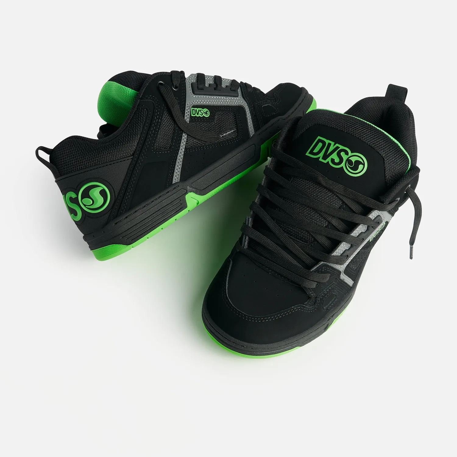 DVS Comanche scarpe skate nero lime imbottite