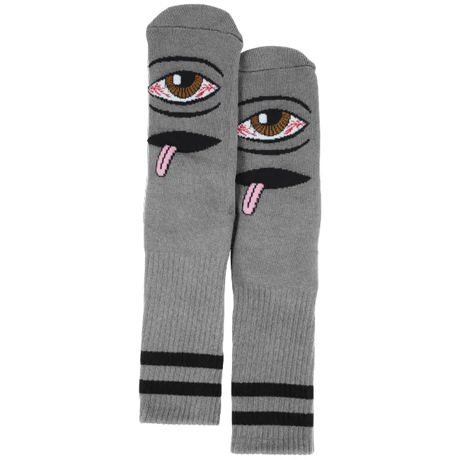 Toy Machine Bloodshot Eye calzini rossi cotone skate