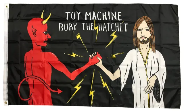 Toy Machine Bury The Hatchet bandiera tessuto