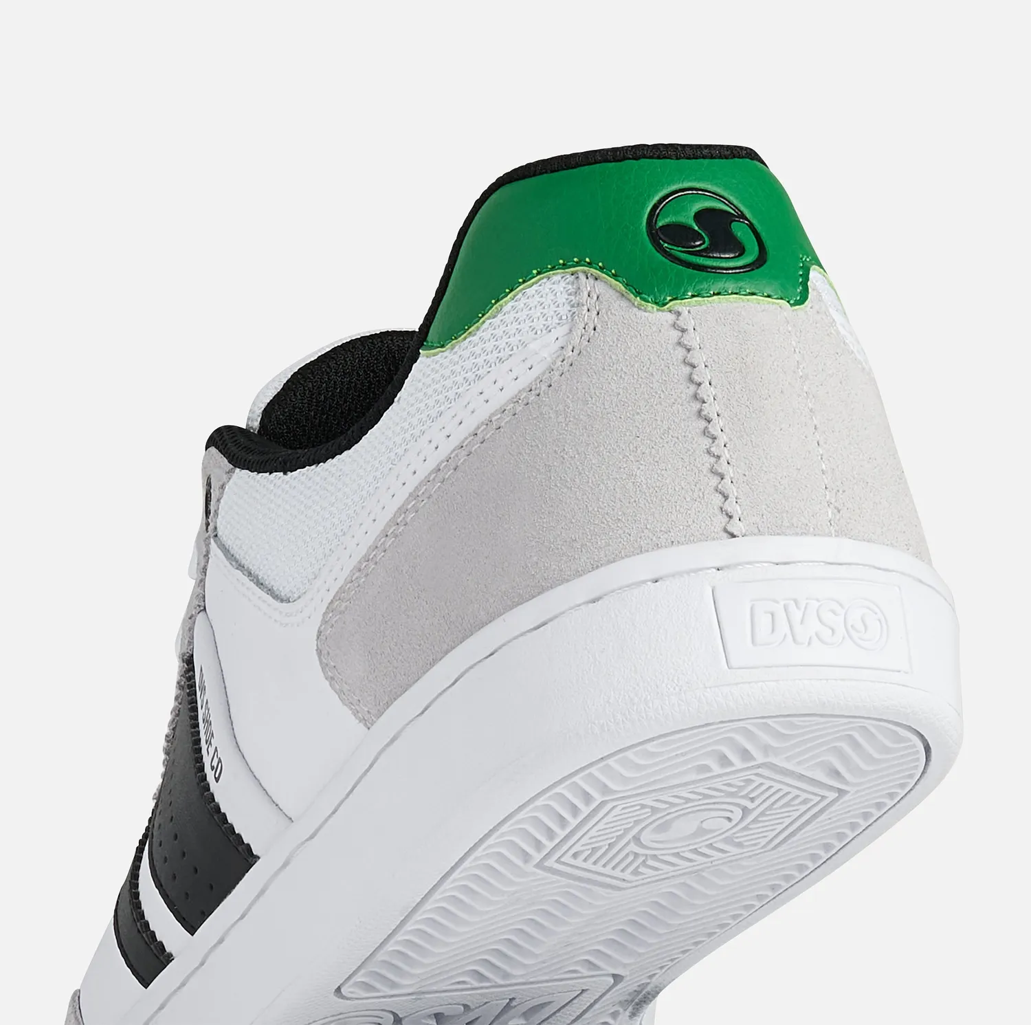 DVS Milan ST scarpe skate white grey green performanti