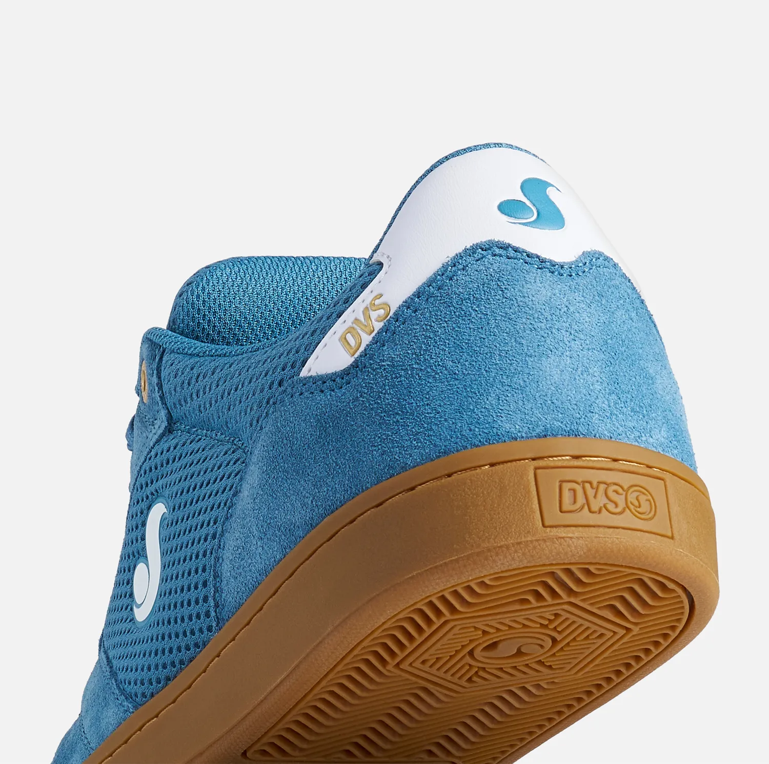 DVS Core 95 scarpe skate bluestone white gum suede