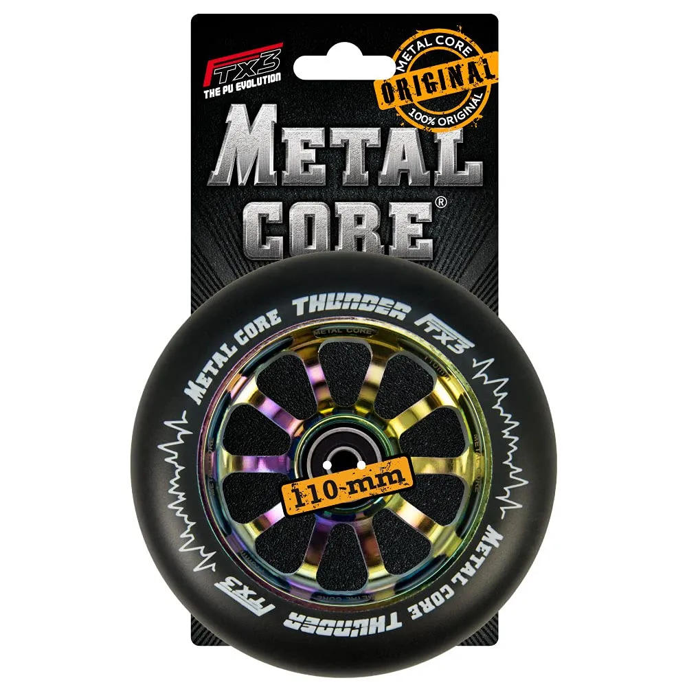 Bestial Wolf Metal Core Thunder ruota 110 mm nero arcobaleno