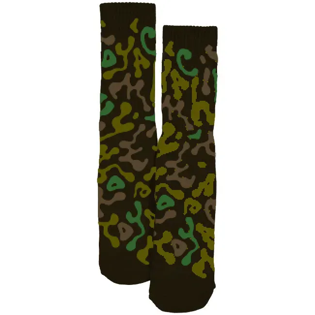 Toy Machine Camo calzini mimetici neri