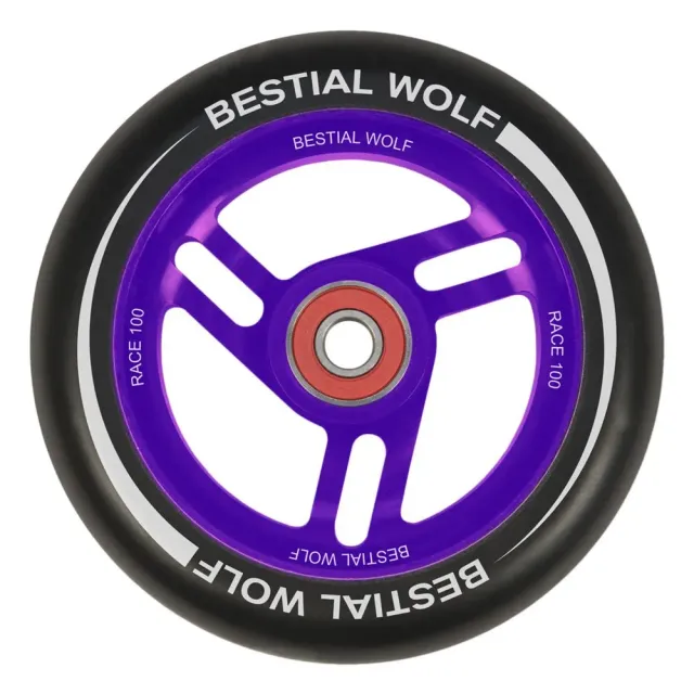 Bestial Wolf Race ruota monopattino 100 mm viola PU88