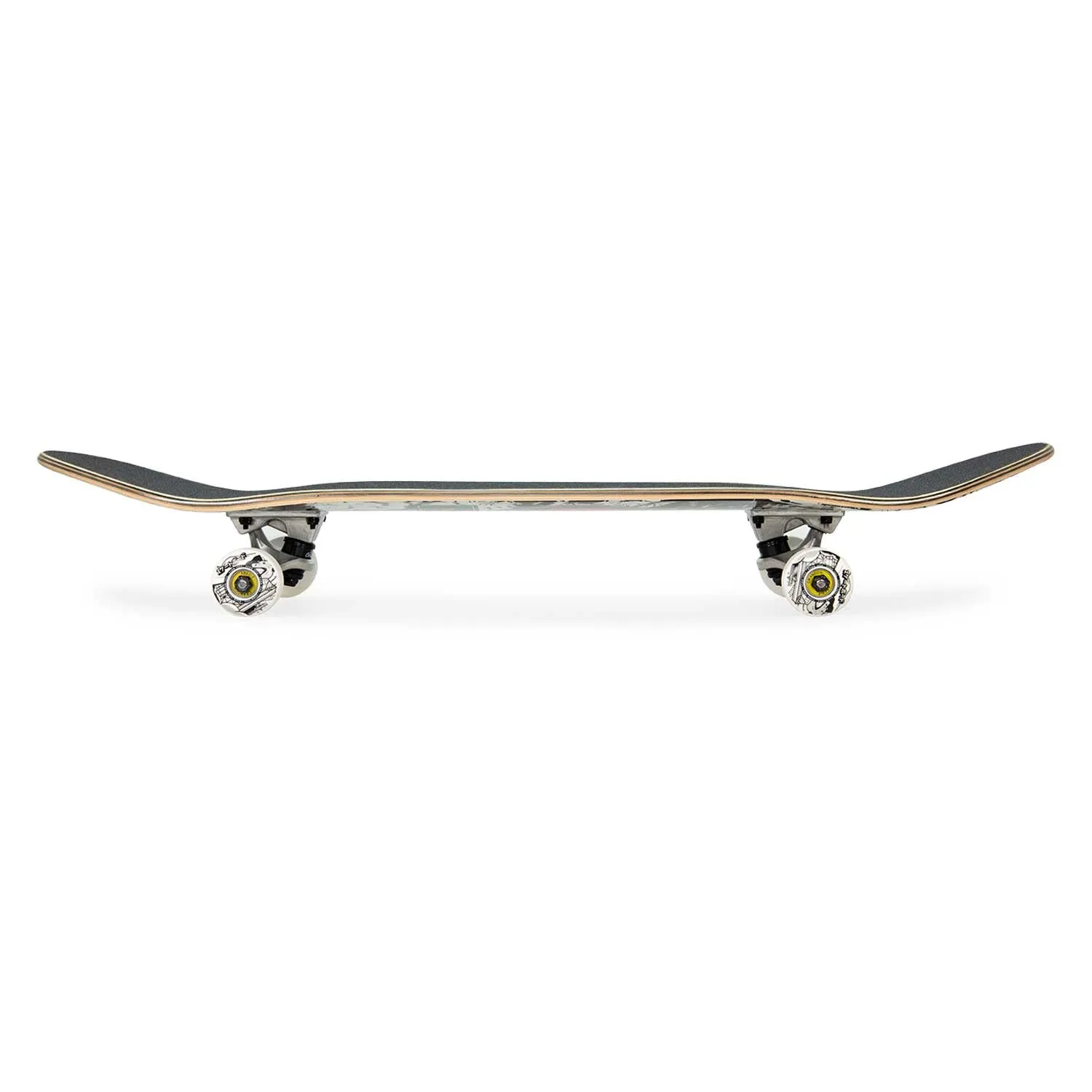 Bestial Wolf Urban skateboard completo 8" nero rosso