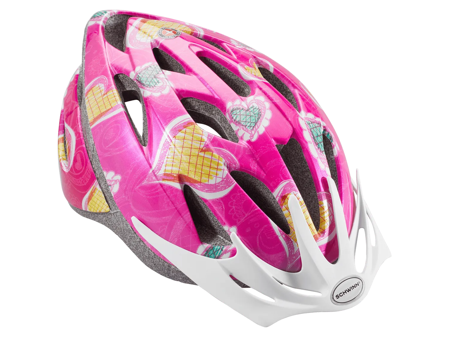 Schwinn Thrasher casco bici bimbo rosa leggero