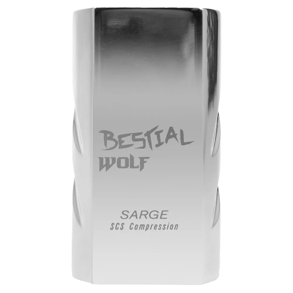 Bestial Wolf Sarge clamp compressione monopattino 4 viti argento alluminio