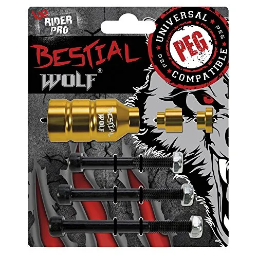 Bestial Wolf Peg monopattino oro 50 mm alluminio