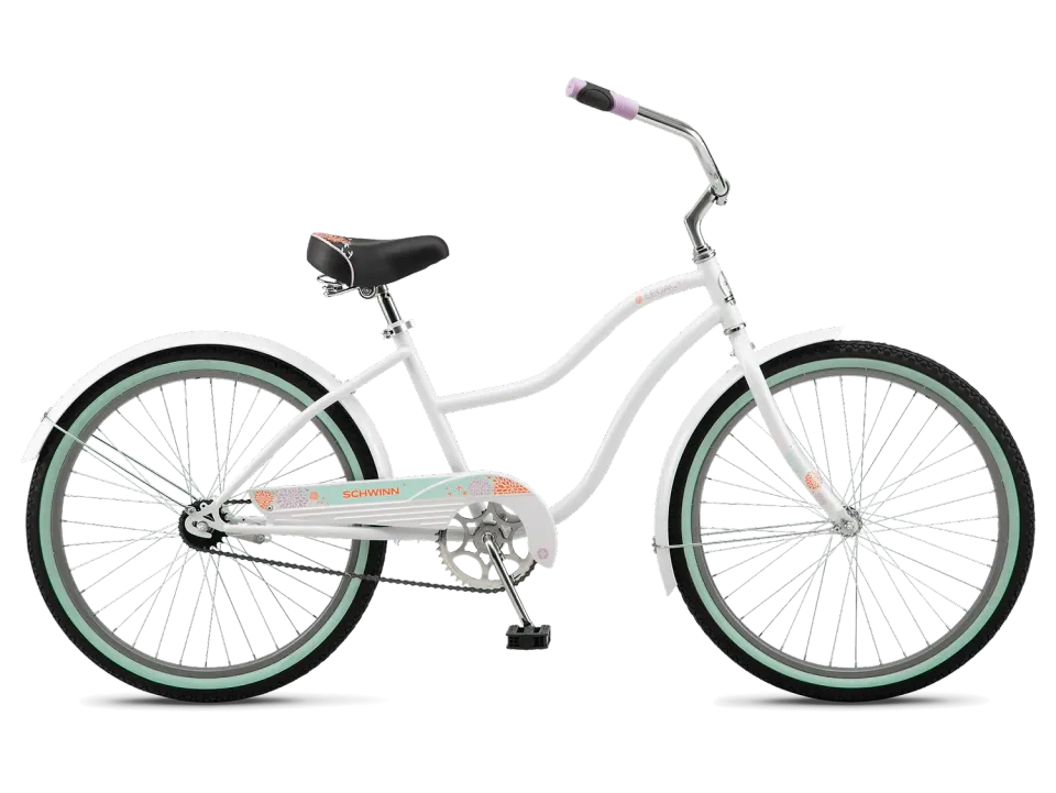 Schwinn Legacy cruiser bici 24 pollici bianca ragazzo