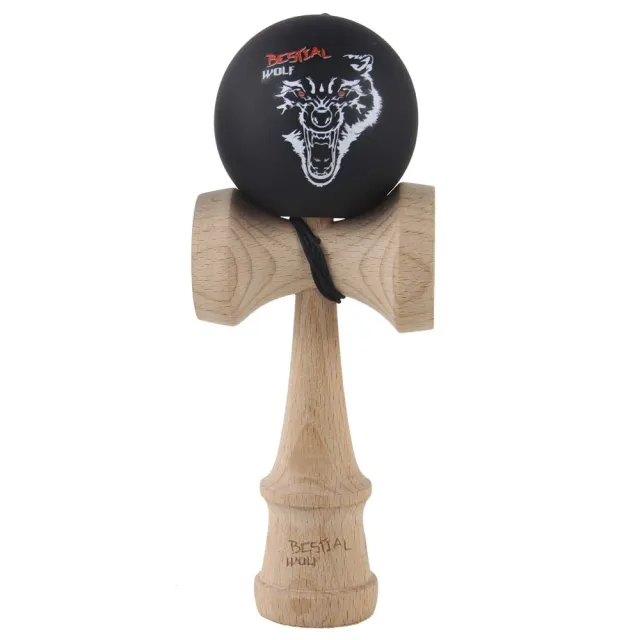 Bestial Wolf Kendama gioco in legno bianco taglia unica