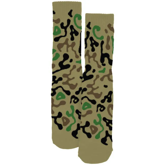 Toy Machine Camo calzini mimetici neri