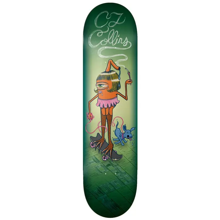 Toy Machine Sect Girl CJ Collins tavola skate 8.5 larga
