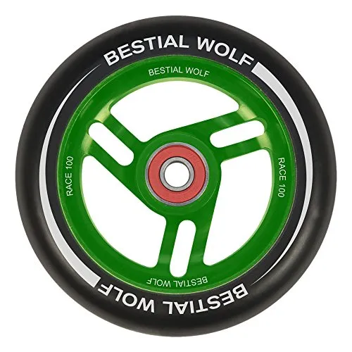 Bestial Wolf Race ruota monopattino 100 mm verde PU88