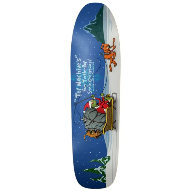 Toy Machine Turtle Boy Stole X-Mas tavola skate 8.75 larga