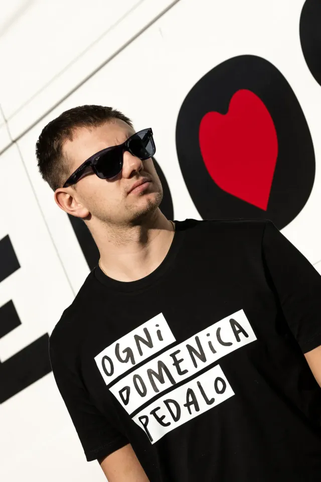 De Rosa 2026 Ogni Domenica Pedalo t-shirt nera