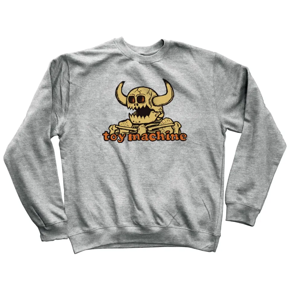 Toy Machine Dead Monster Crew felpa girocollo cotone da skate