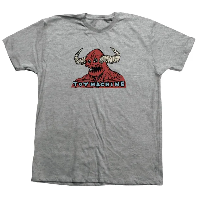 Toy Machine Hell Monster t-shirt grigia cotone