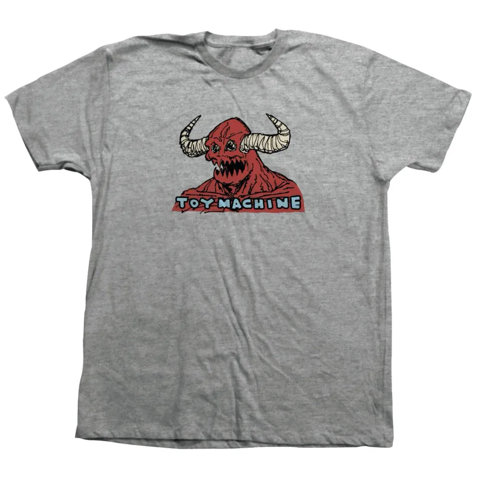 Toy Machine Hell Monster t-shirt grigia cotone