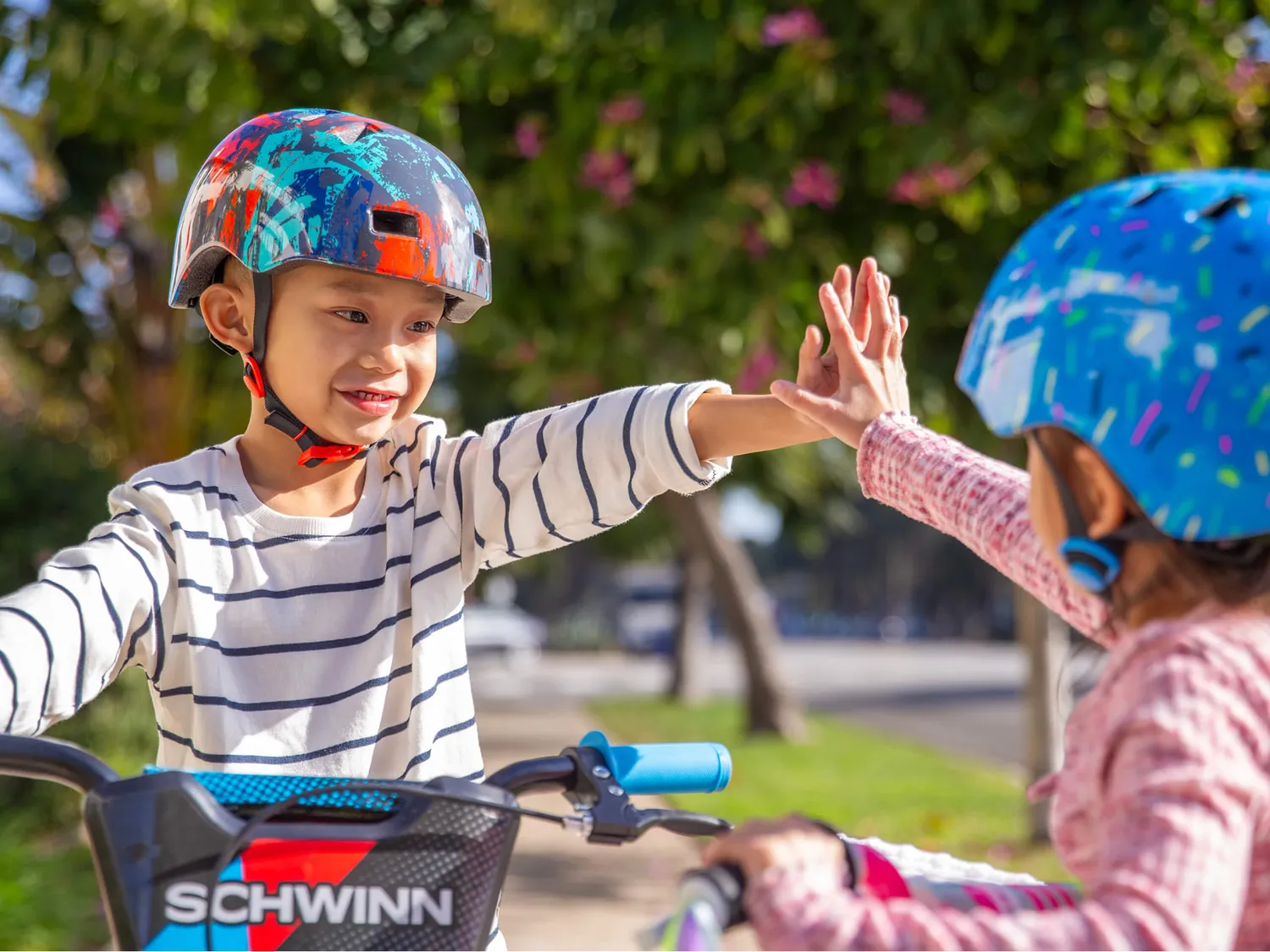 Schwinn Sunburst Casco Bici Bambino Blu Multisport