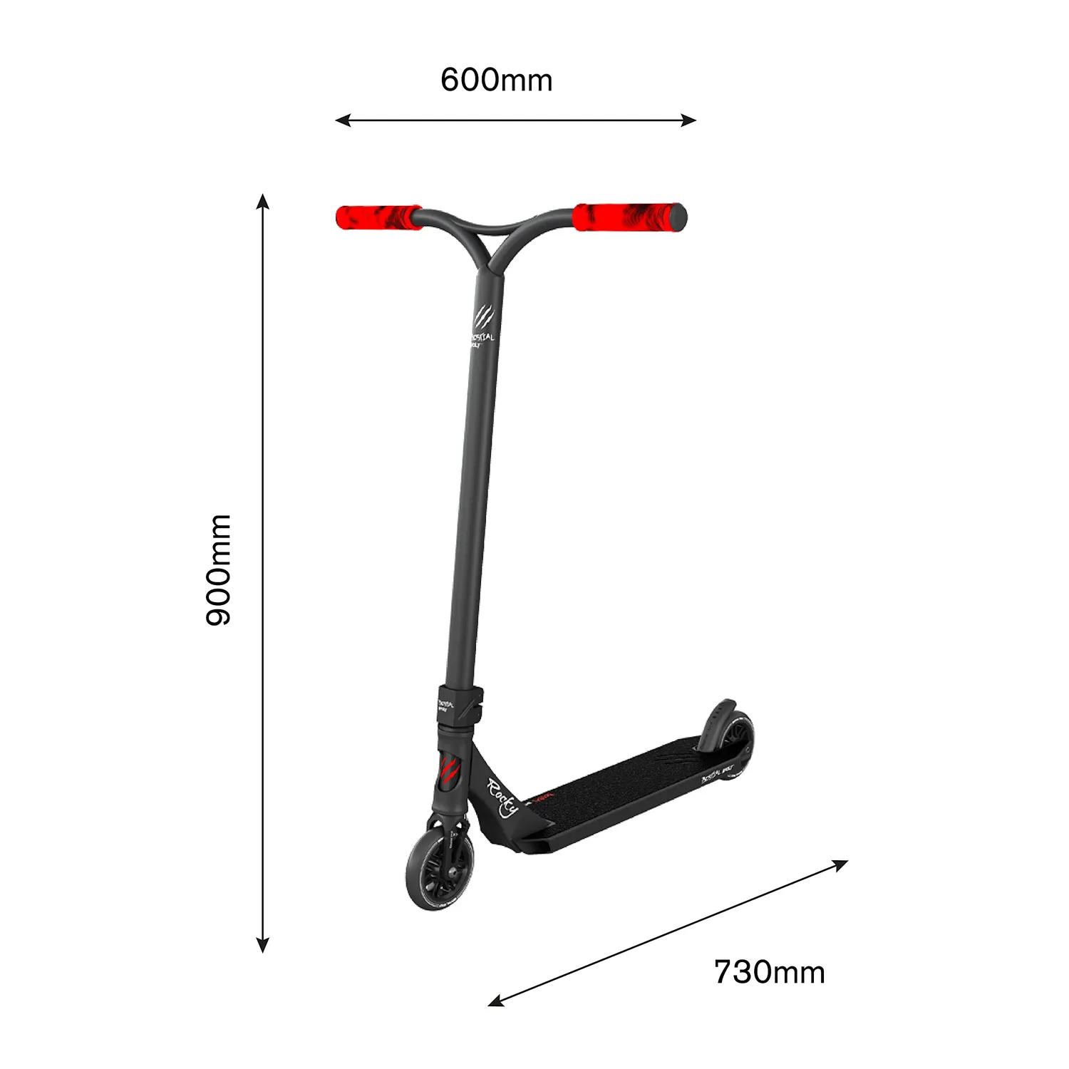 Bestial Wolf Rocky R12 monopattino freestyle pro leggero