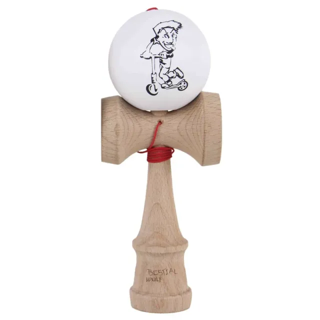 Bestial Wolf Kendama legno nero taglia unica bilanciato