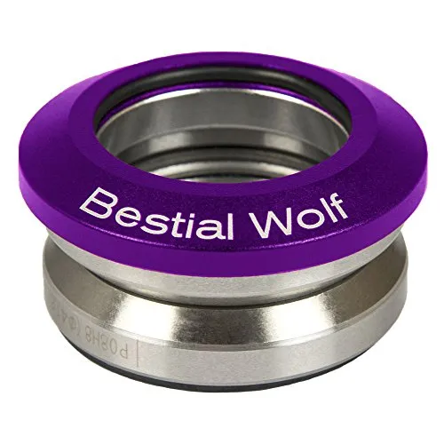 Bestial Wolf Serie Sterzo Alluminio Sigillata Viola