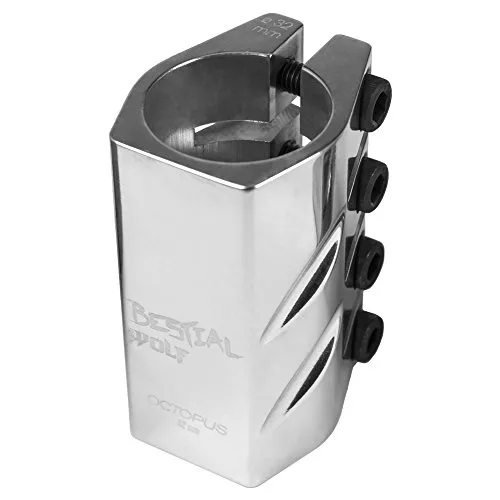 Bestial Wolf Octopus clamp monopattino 32mm argento