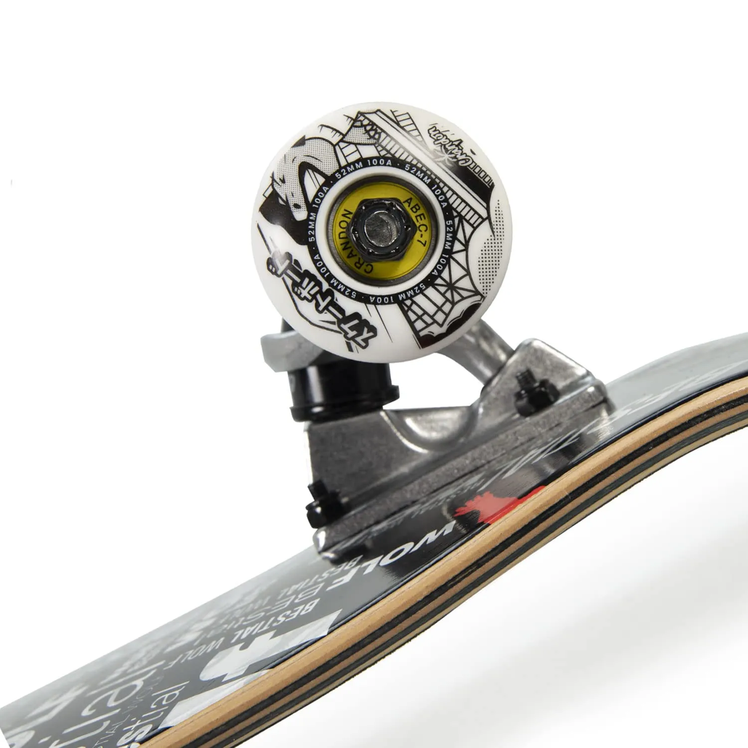 Bestial Wolf Under skateboard completo 8 x 31,5 truck 5,25
