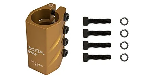 Bestial Wolf Octopus clamp monopattino 32mm oro