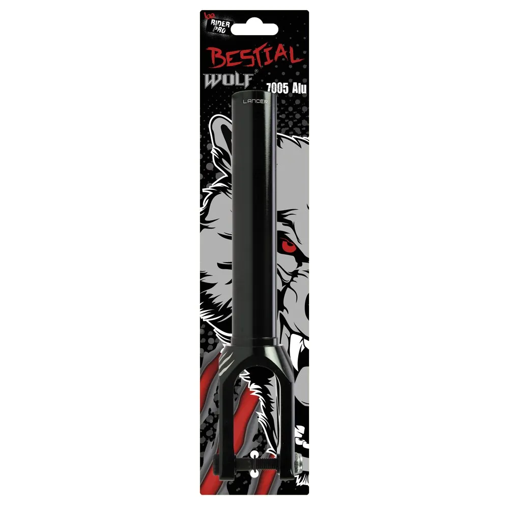 Bestial Wolf Lancer 241 forcella monopattino nera alluminio