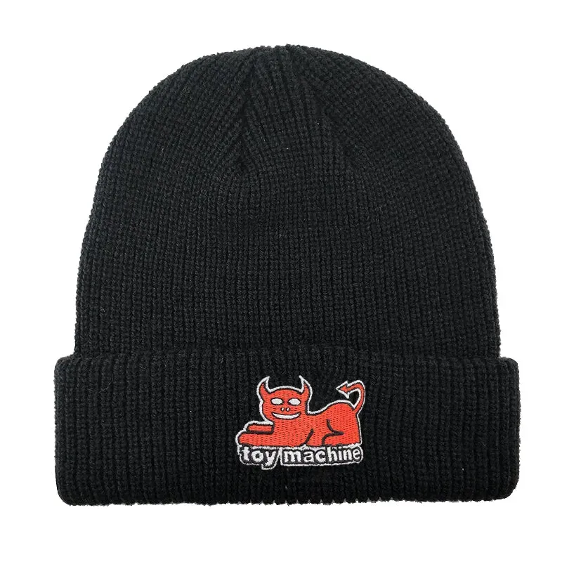 Toy Machine Devil Cat Dock berretto nero invernale