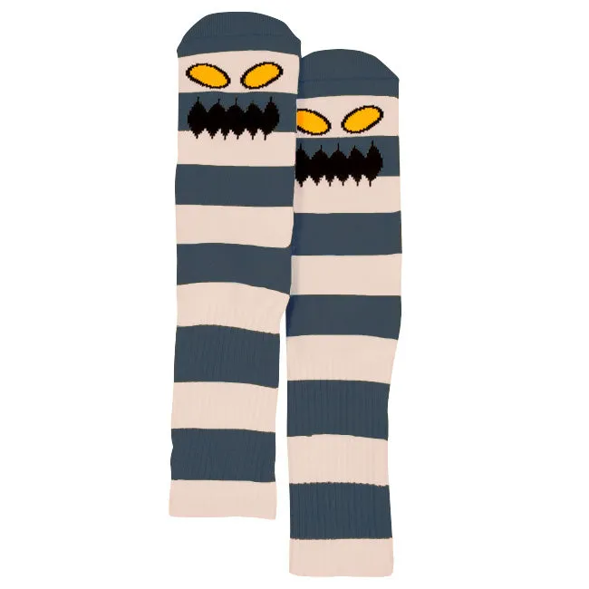 Toy Machine Monster Big Stripe calzini skate lunghi cotone
