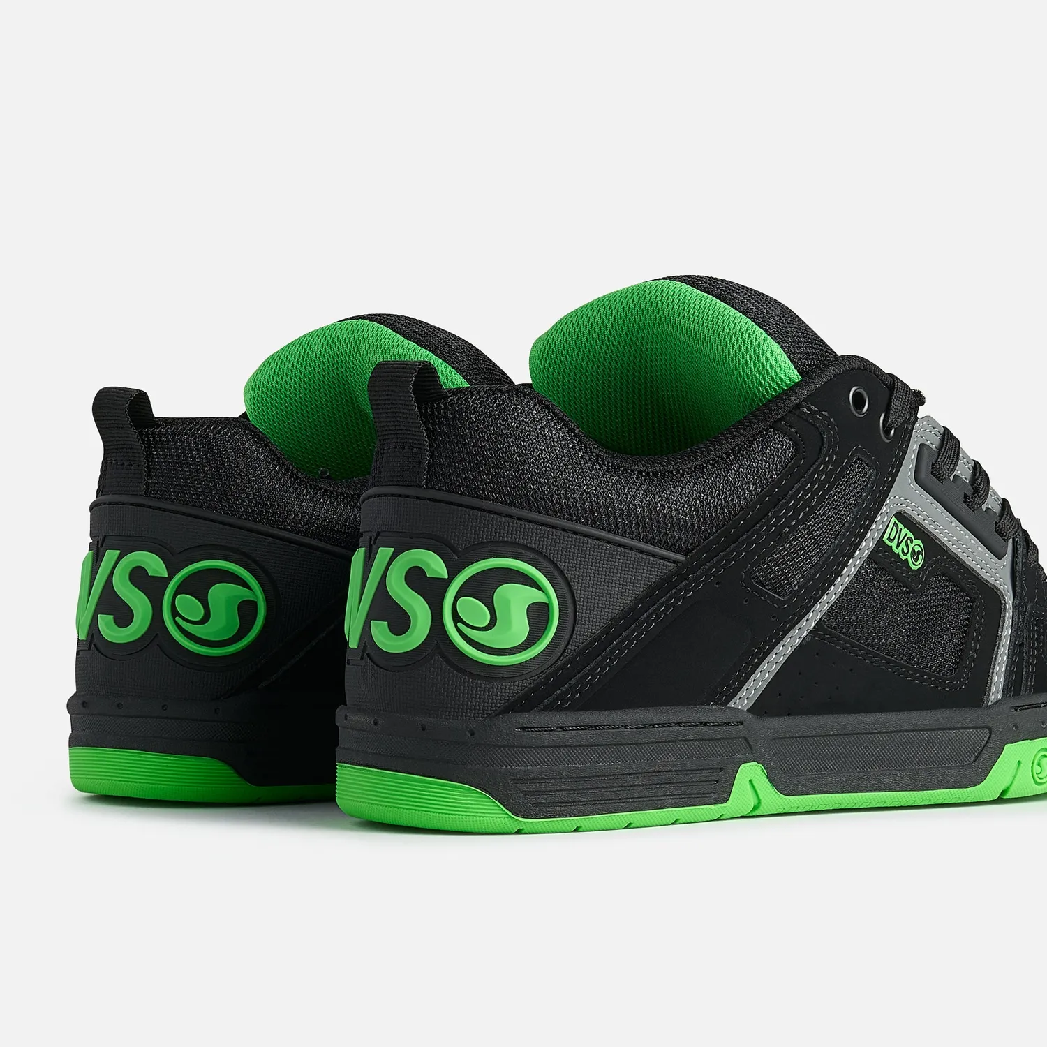 DVS Comanche scarpe skate nero lime imbottite