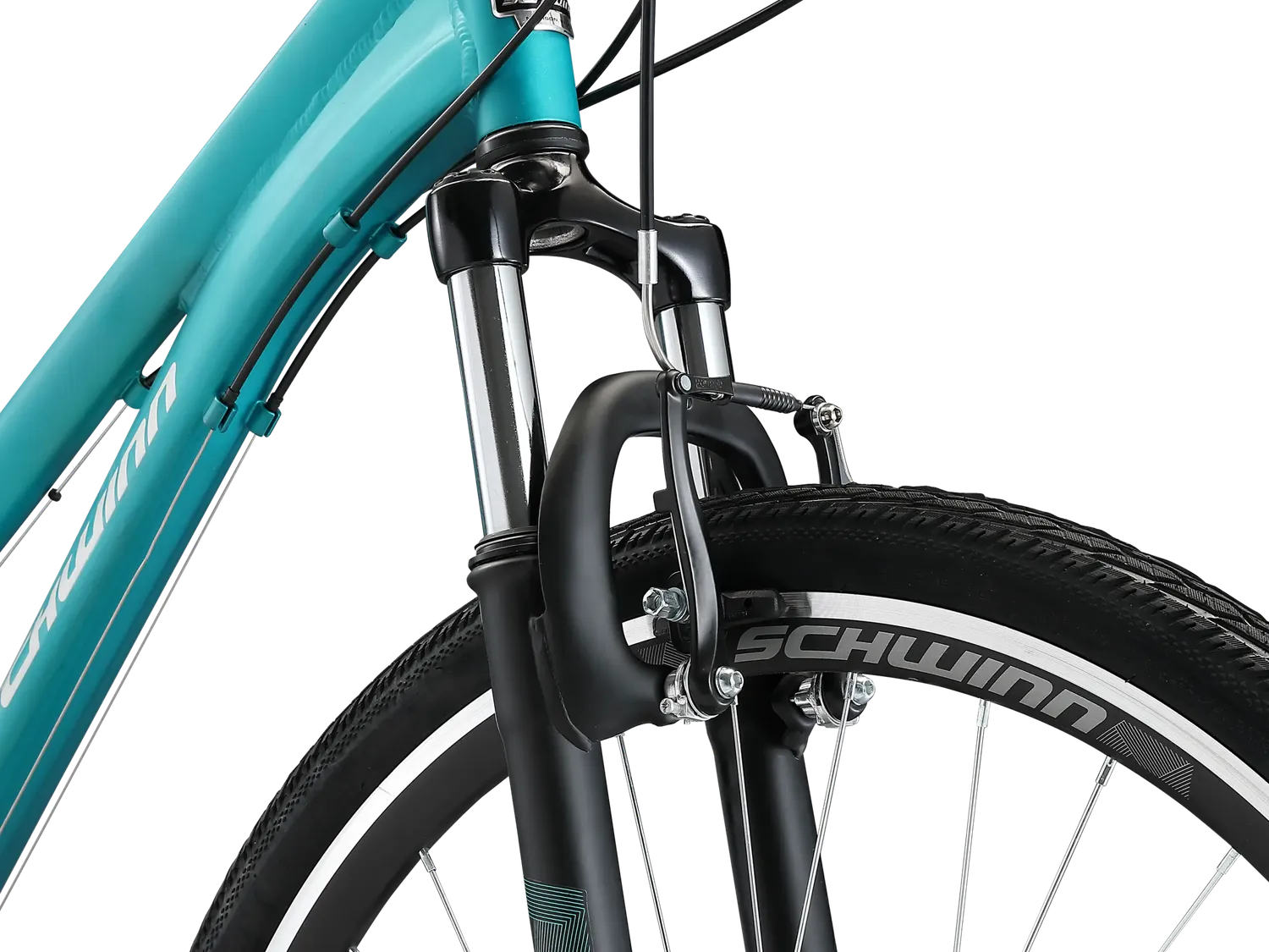 Schwinn Network 1.0 Bici Ibrida 700c Turchese Comfort