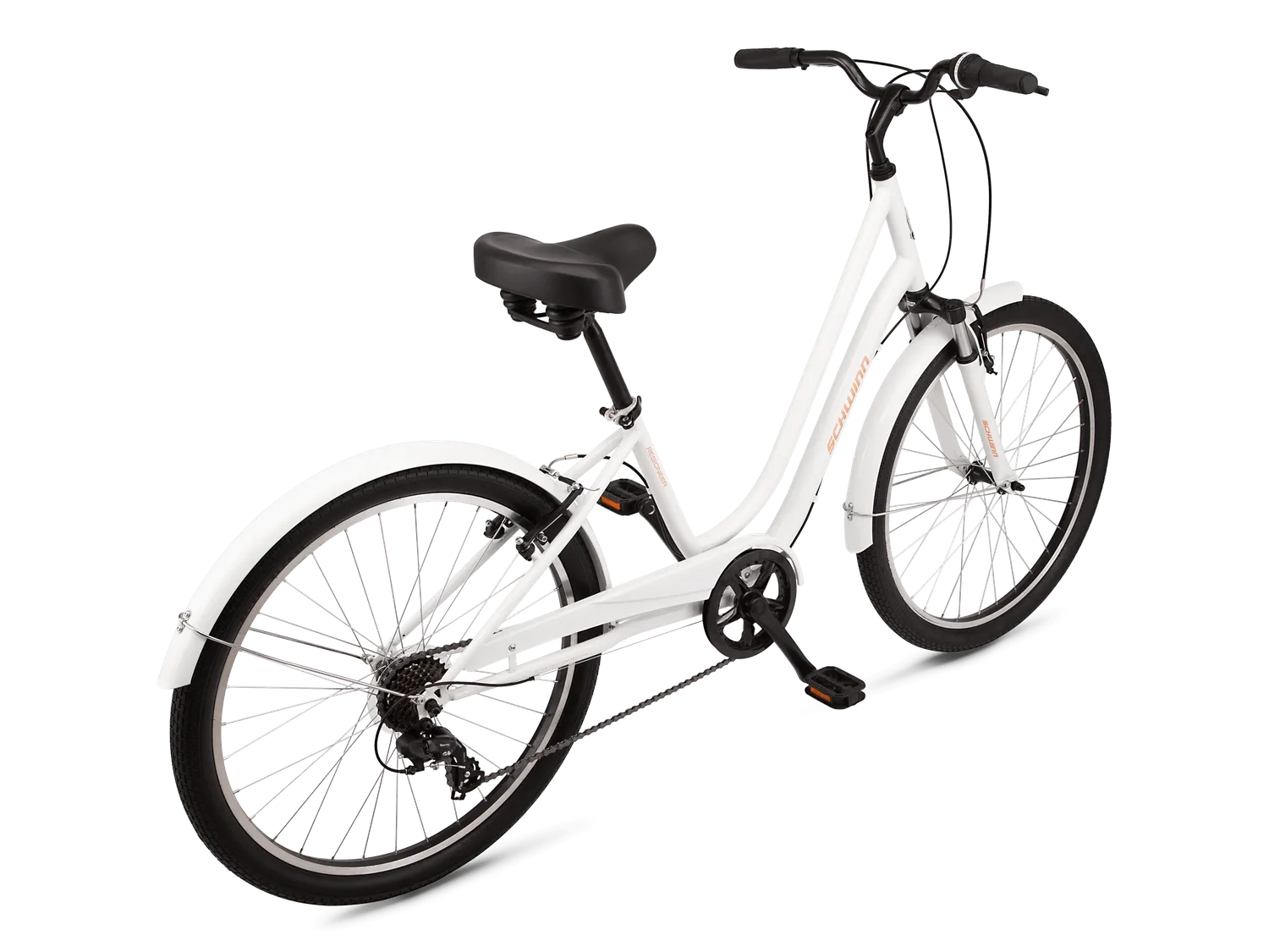 Schwinn Regioneer 26 bici cruiser bianca step-thru comfort