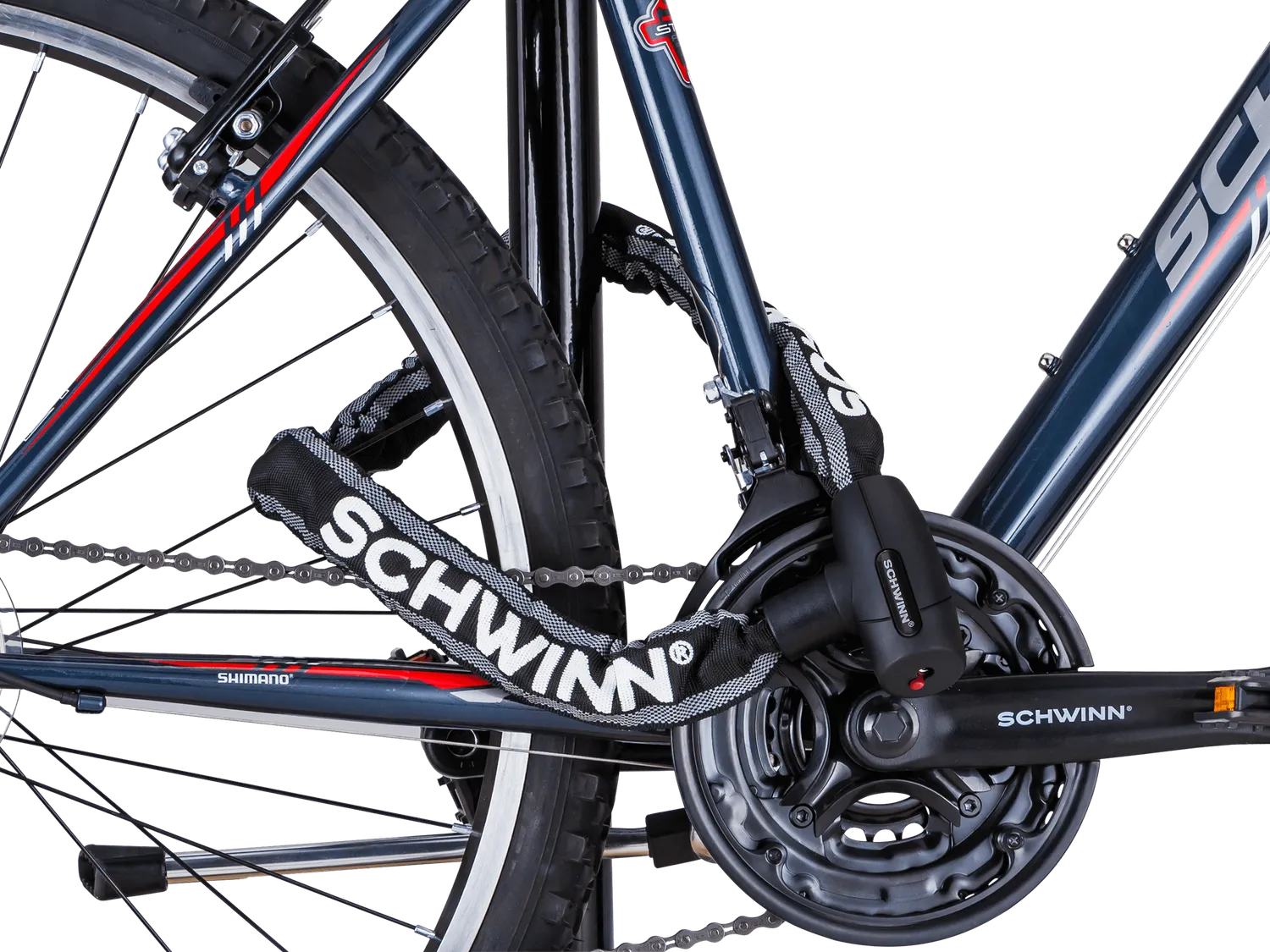 Schwinn Reflective lucchetto catena bici nero taglia unica