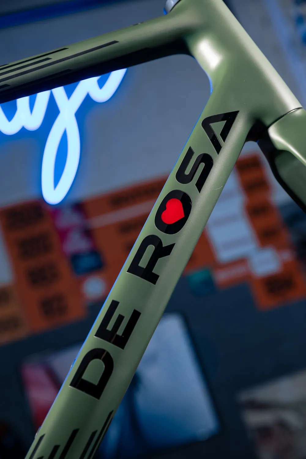 De Rosa 838 Stranger Olive Green telaio bici pezzo unico