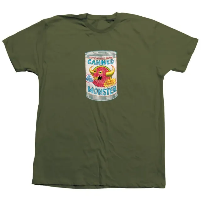 Toy Machine Canned Monster t-shirt Army cotone