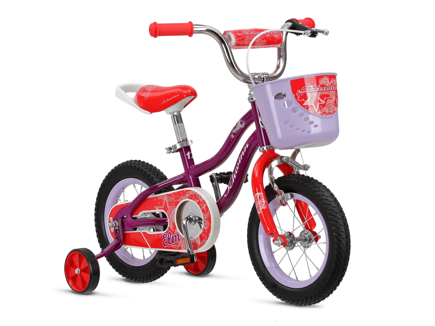 Schwinn Elm bici bambina 12 viola rotelle