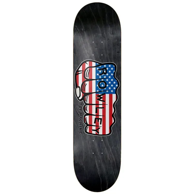 Toy Machine Old Glory Fist tavola skate 8.50 Rowley