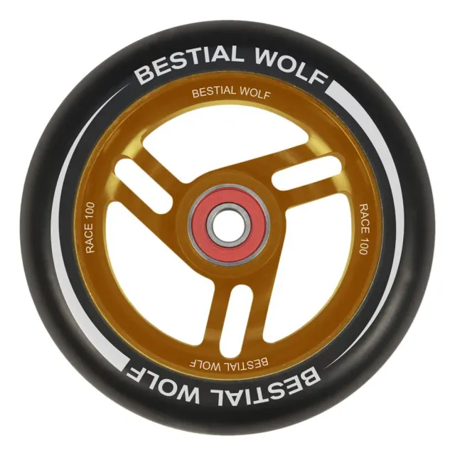Bestial Wolf Race ruota monopattino freestyle 100 mm arancione 1 pz