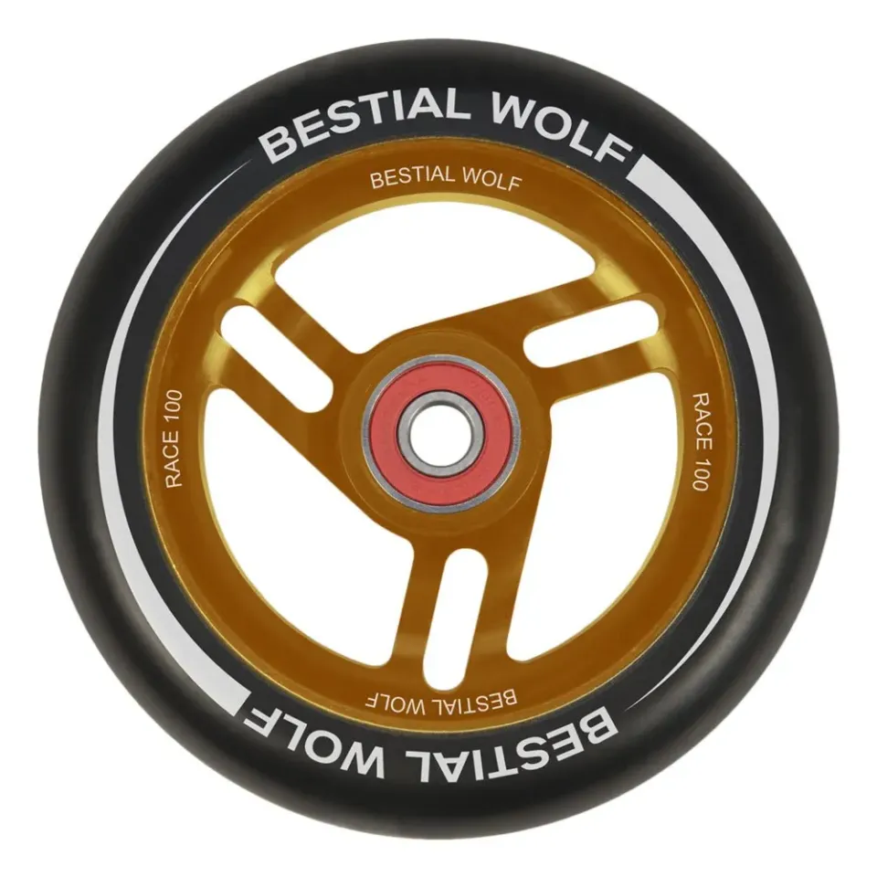 Bestial Wolf Race ruota monopattino freestyle 100 mm arancione 1 pz