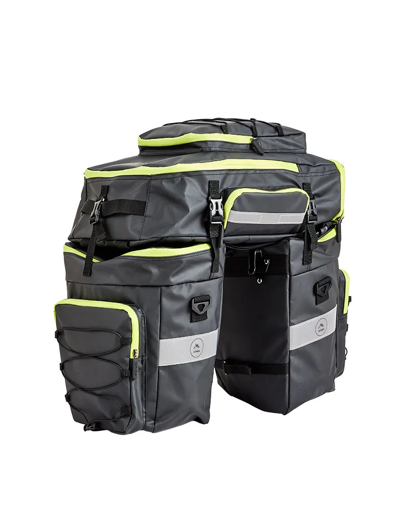PULUMA 3 in 1 borsa bici posteriore tripla impermeabile