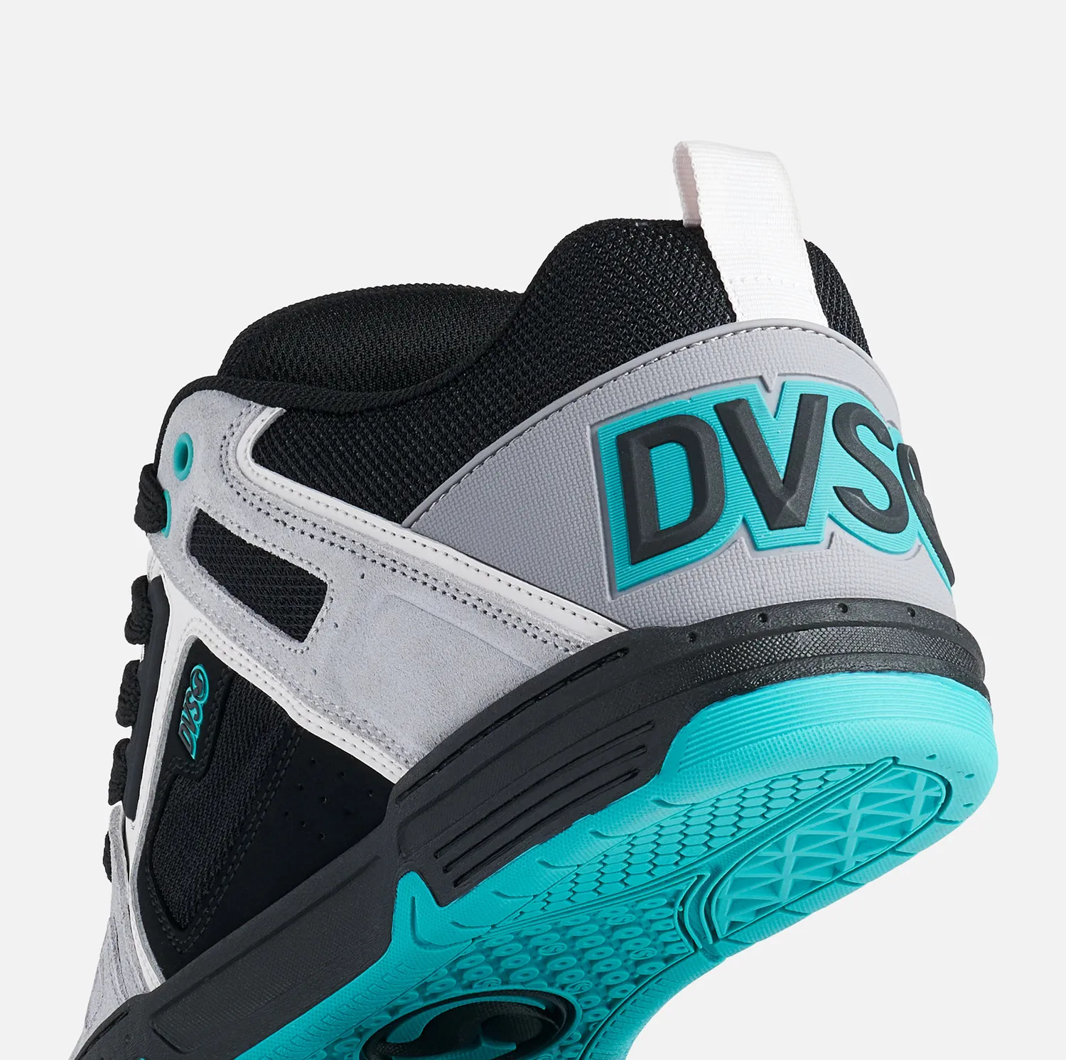 DVS Comanche scarpe skate grigio nero teal imbottite
