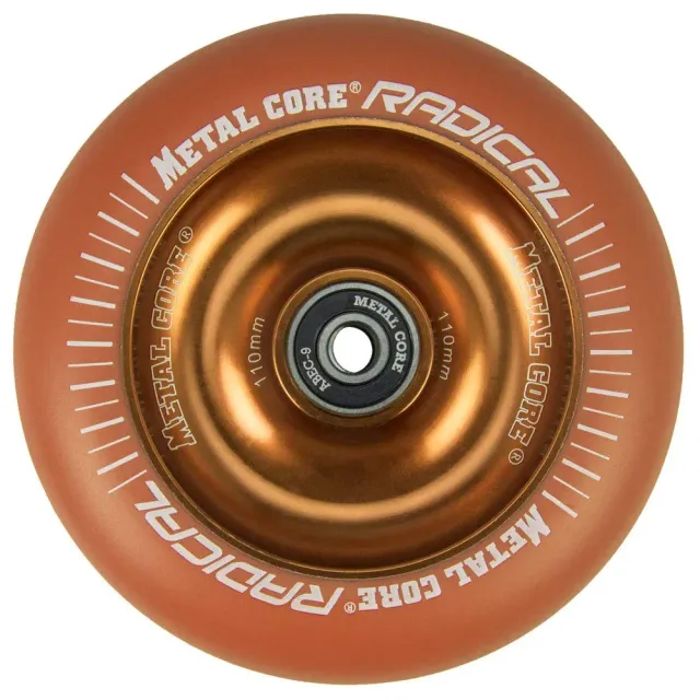 Bestial Wolf Radical ruota monopattino 110 mm arancione fluo anima metallo