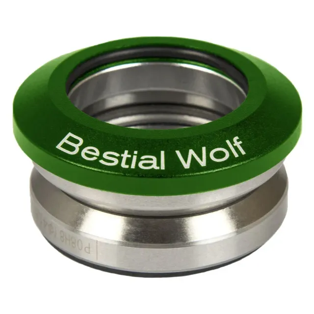 Bestial Wolf Serie Sterzo Alluminio Sigillata Verde