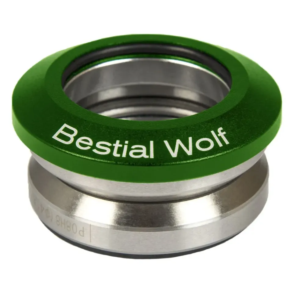 Bestial Wolf Serie Sterzo Alluminio Sigillata Verde