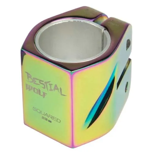 Bestial Wolf Squared clamp 2 viti arcobaleno 32-35 mm